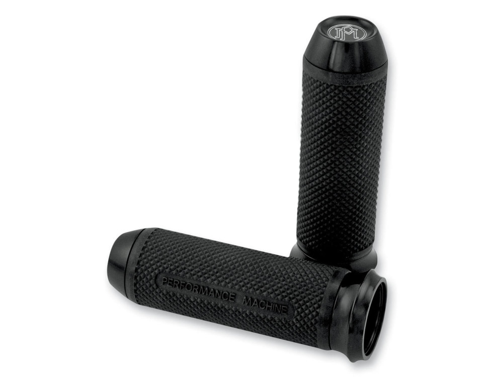 Elite Handgrips – Black. Fits H-D with Throttle Cable.