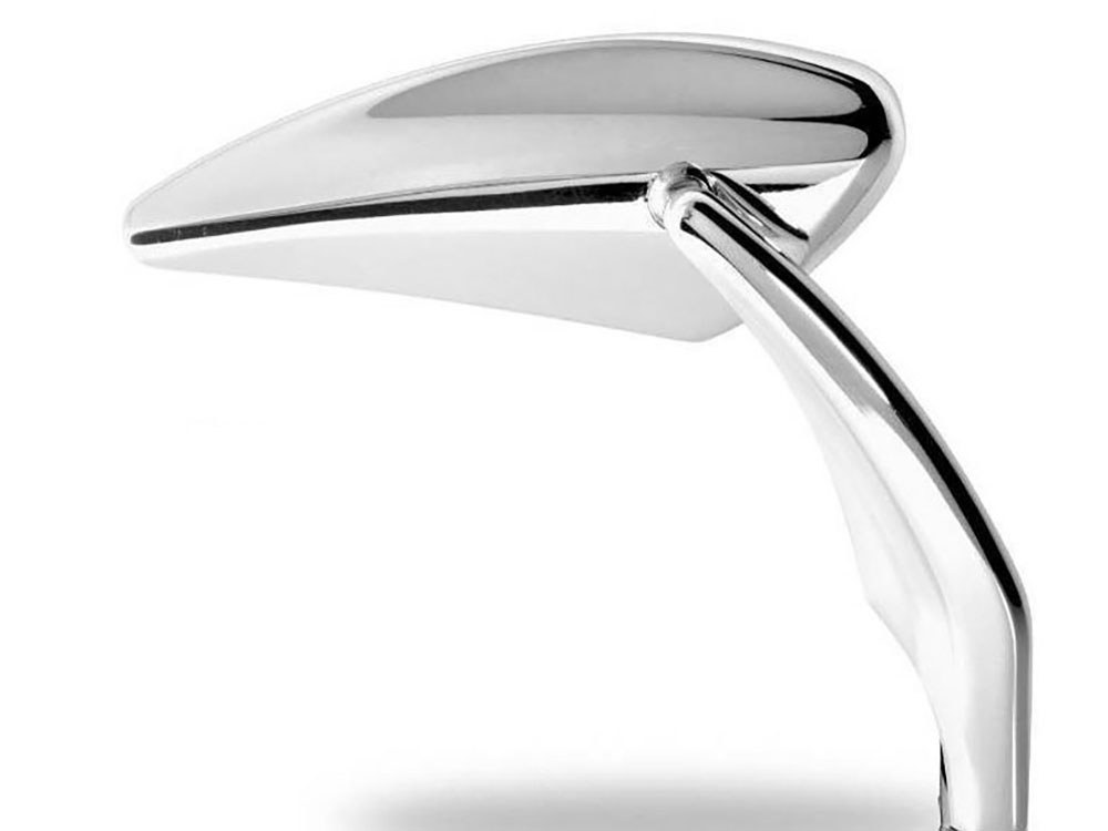 Torque Mirror - Chrome. Fits Left