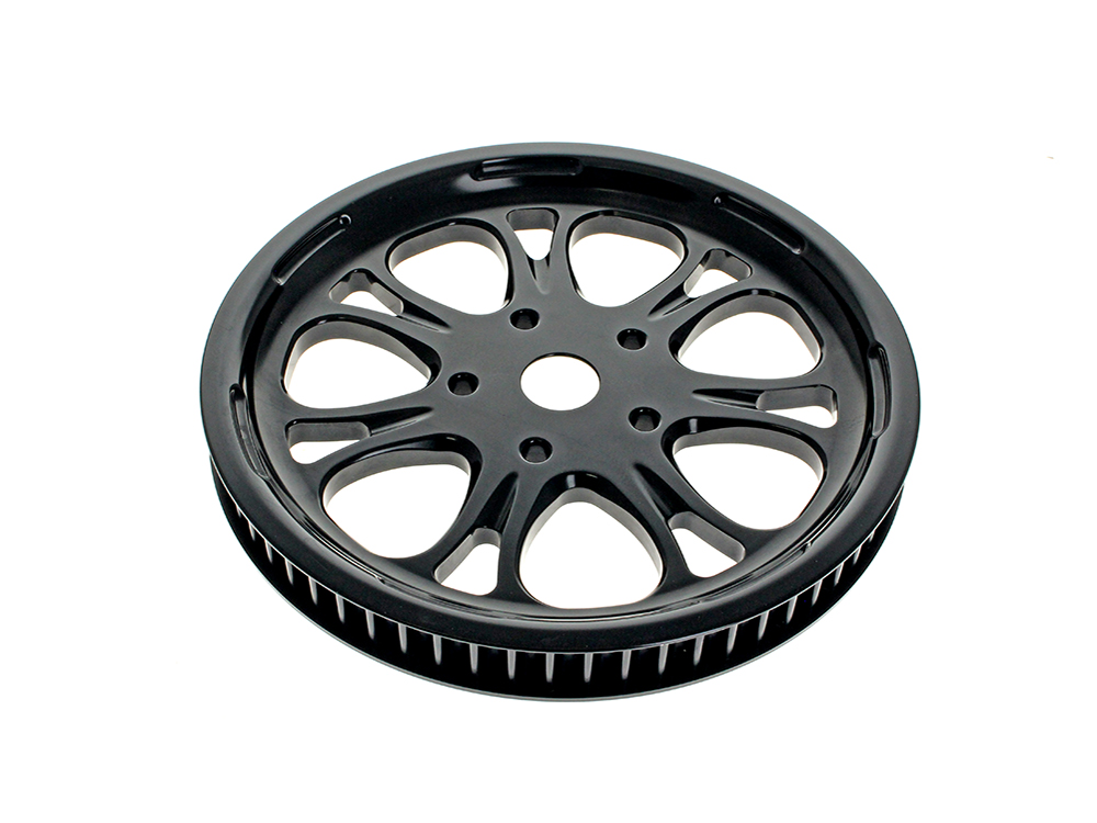 66 Tooth x 1in. Wide Paramount Pulley - Black Anodized.