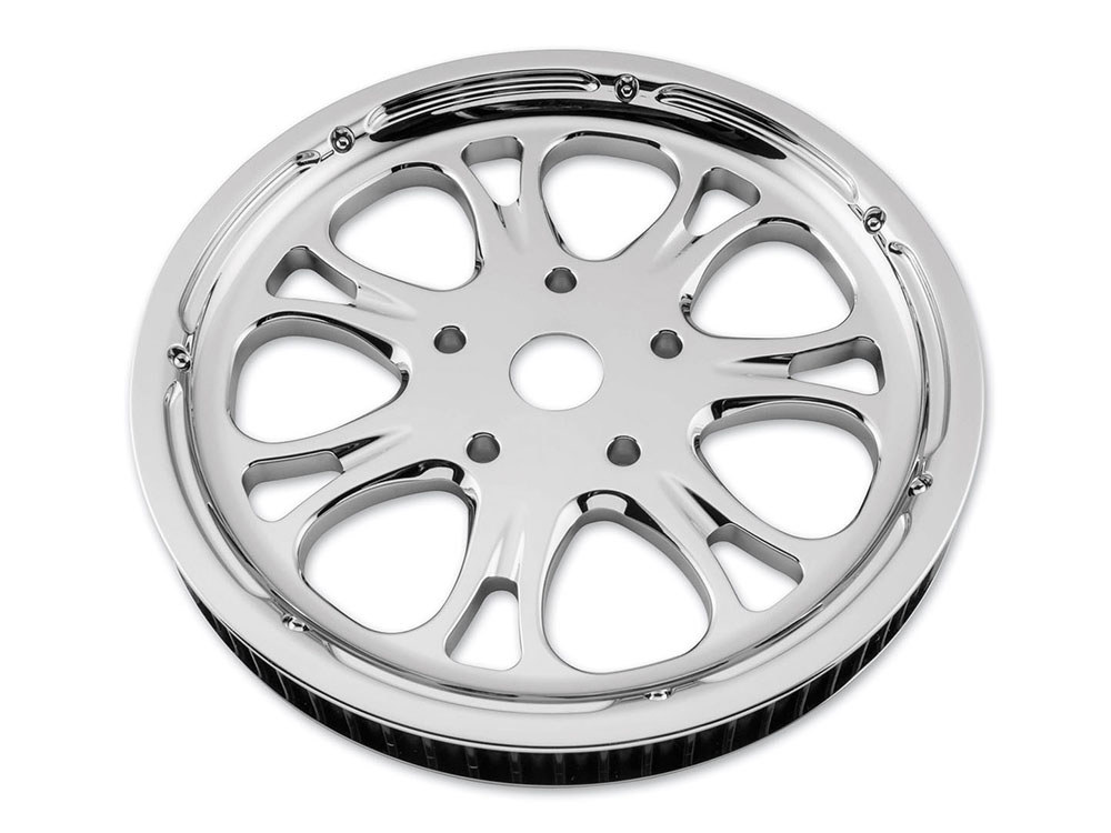 66 Tooth x 1in. wide Paramount Pulley - Chrome. Fits Softail 2012up, Softail 2007up with 150 Rear Tyre & Touring 2007-2008.