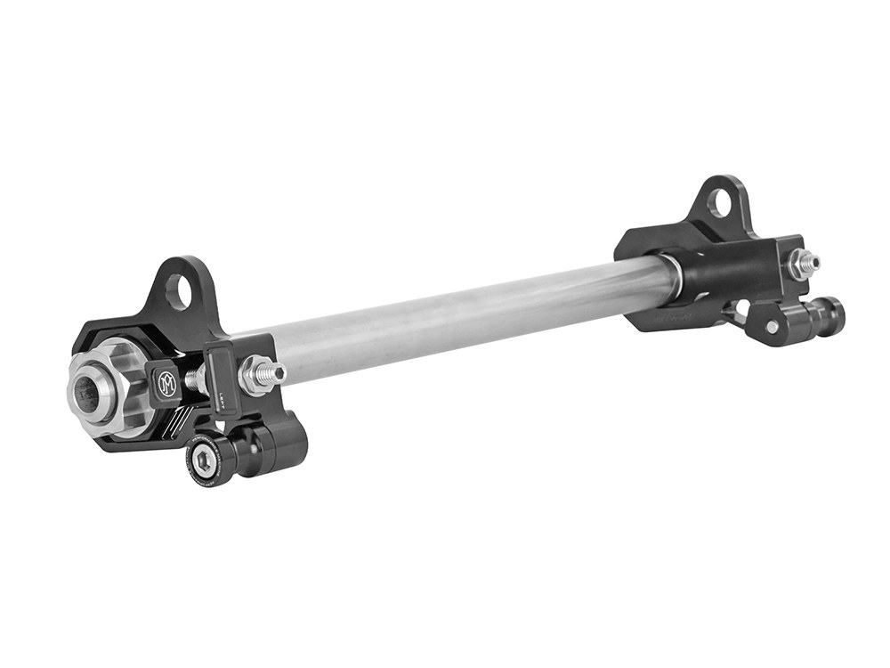 Rear Axle Adjuster Kit - Black. Fits Touring 2009up.