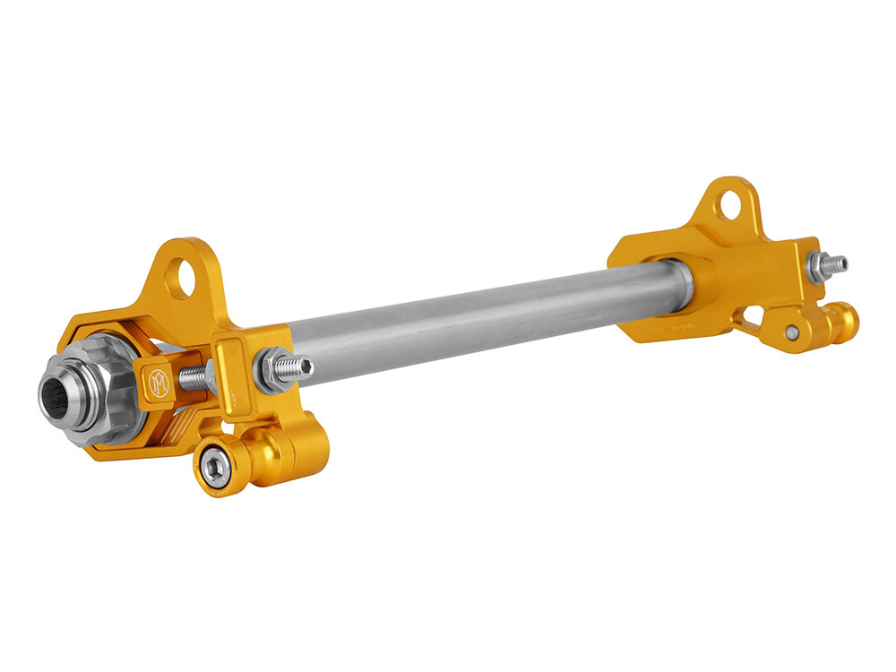 Rear Axle Adjuster Kit - Gold. Fits Touring 2009up.