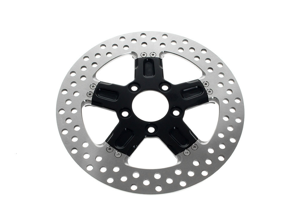 11.8in. Front Formula Disc Rotor - Black Anodized. Fits Softail 2015up, Touring 2008up, Dyna 2006-2017 & Sportster 2014-2021