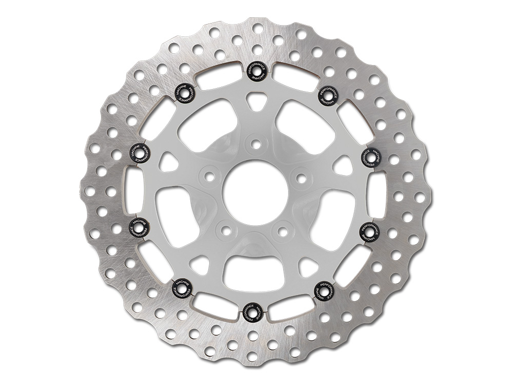 12.6in. Front Dominator Disc Rotor - Chrome. Fits Touring 2024up with Custom Wheel and Hub Mounted 320mm Rotors.