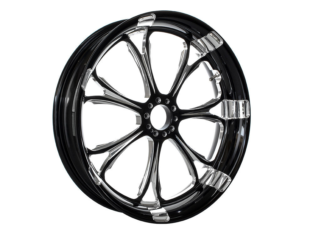 21in. x 3.50in. wide Paramount Wheel - Black Contrast Cut Platinum.