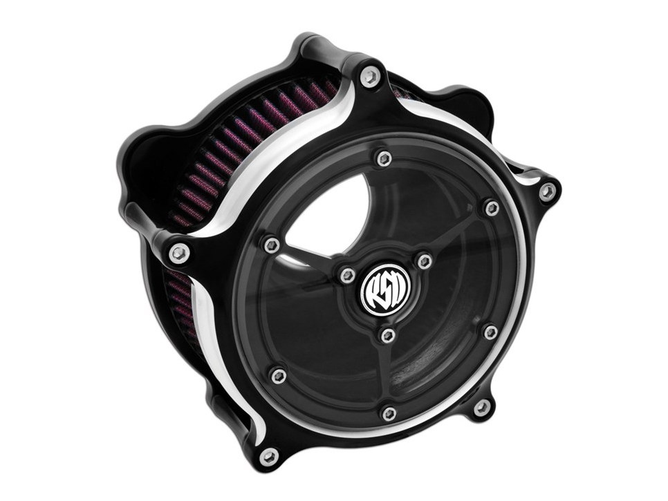 Clarity Air Cleaner Kit – Black Contrast Cut. Fits Touring 2017up & Softail 2018up.