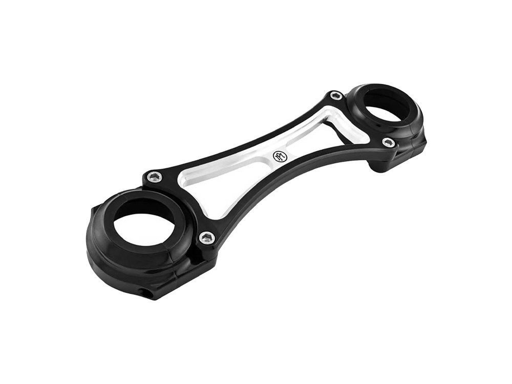 Fork Brace - Black Contrast Cut. Fits FXST 1984-2015, Dyna Wide Glide 1993-2005, FXWG 1984-1986 Models with 41mm Forks.