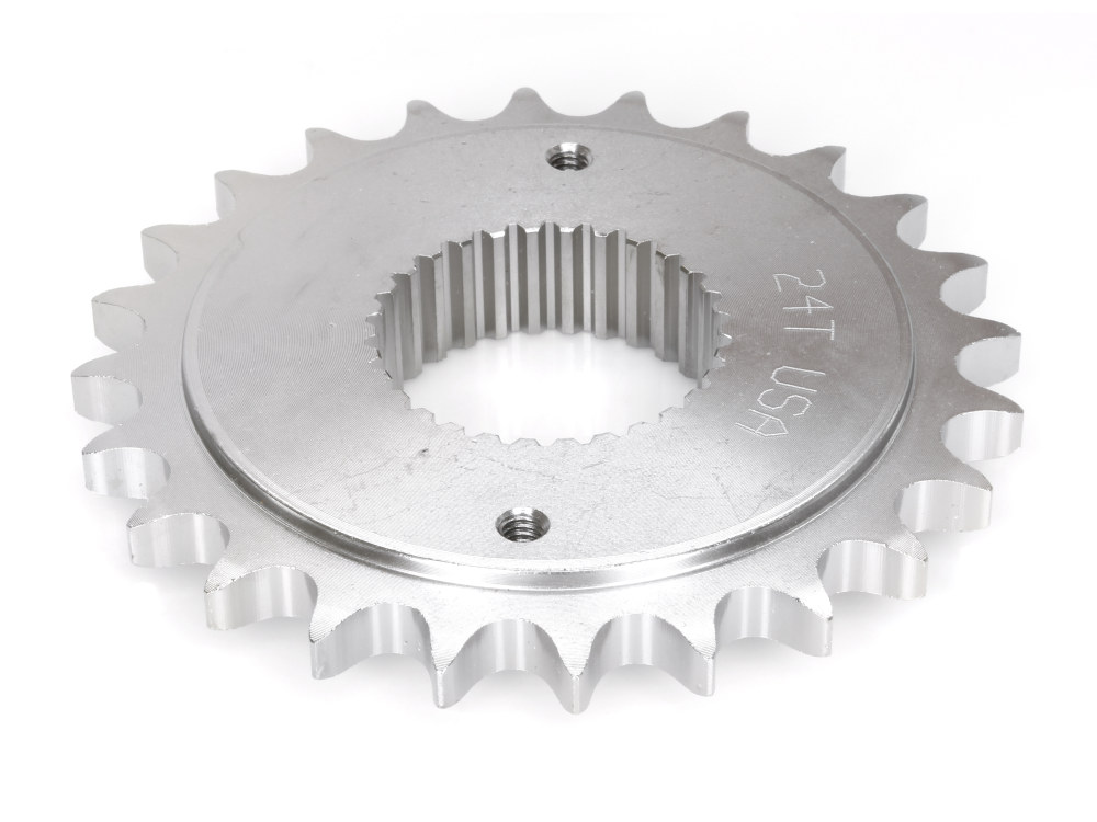 24 Tooth 0.300 Offset Transmission Sprocket. Fits Softail 2007 Only with 200 Rear Tyre.