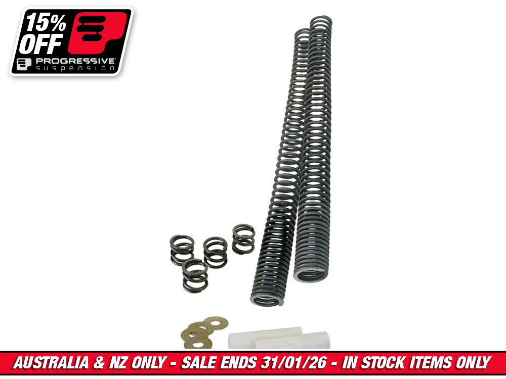 Front Fork Spring Lowering Kit. Fits Touring 2017up.