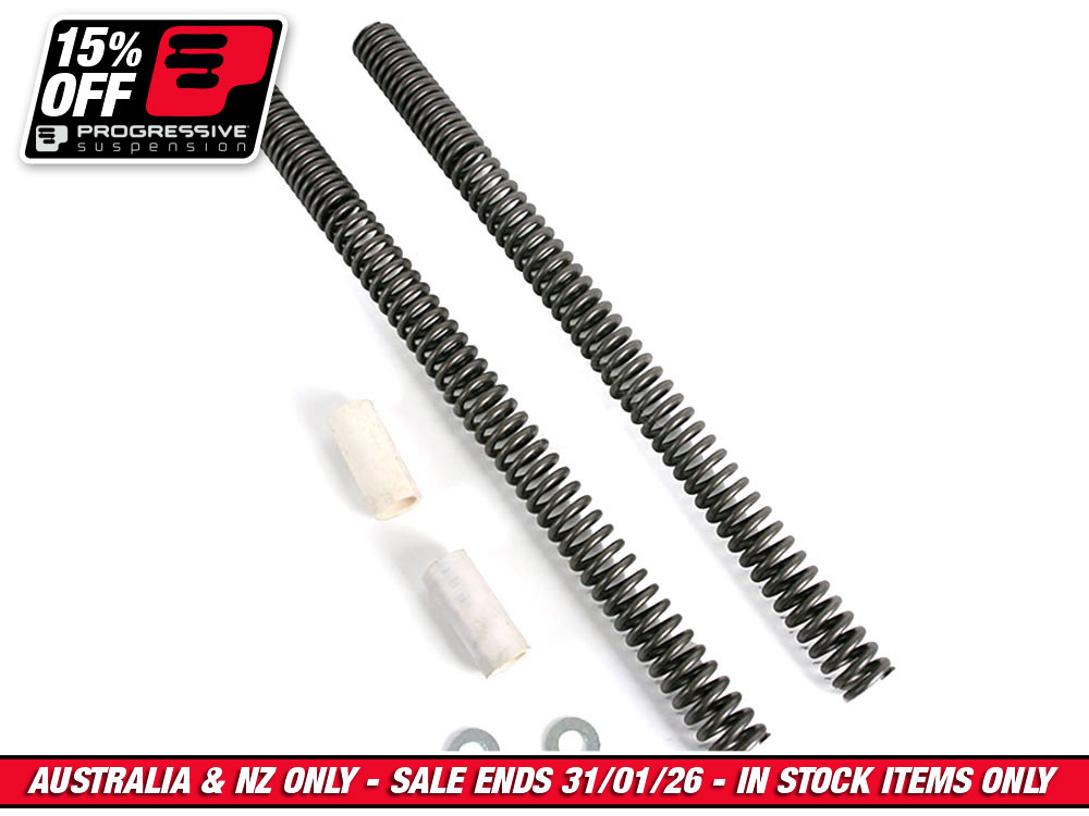 Standard Duty 39mm Fork Spring Kit. Fits Dyna 1991-2005 & FXR 1987-1994.