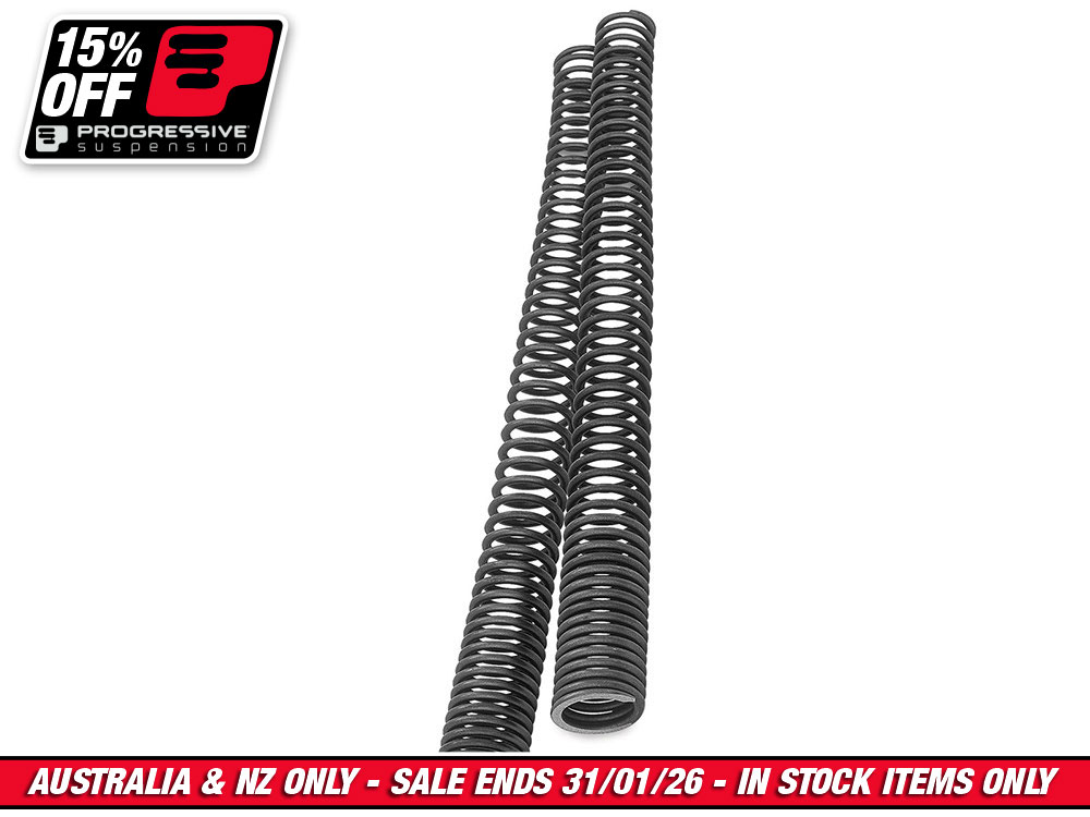 Standard Duty Fork Spring Kit. Fits Softail Low Rider 'S' 2020up & Fatbob and Sport Glide 2018-2024