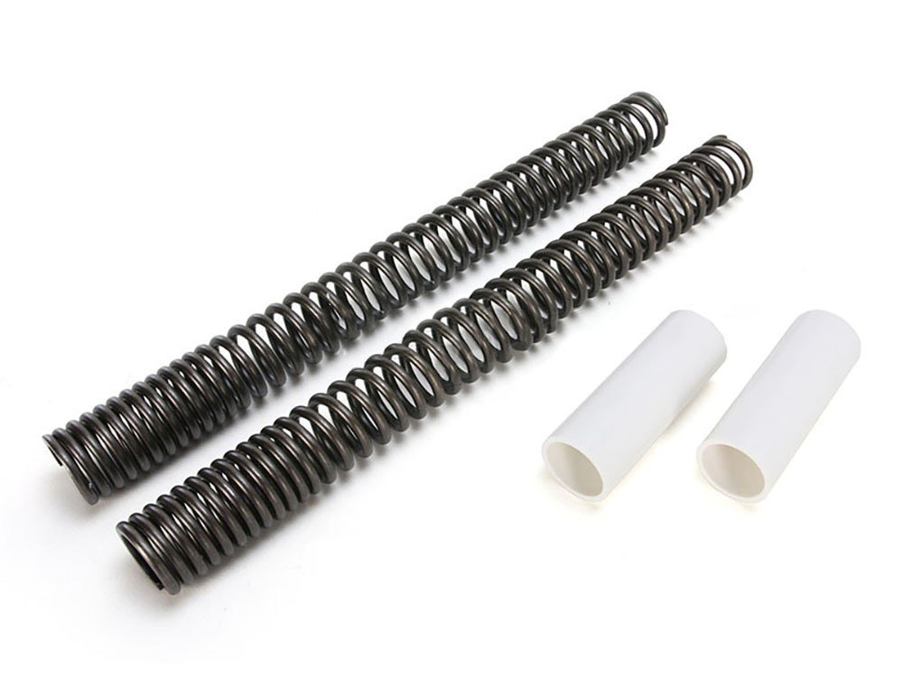 Standard Duty 49mm Fork Spring Kit. Fits Dyna 2006-2017, Rocker 2008-2011, V-Rod 2002-2011 & Breakout 2013-2017