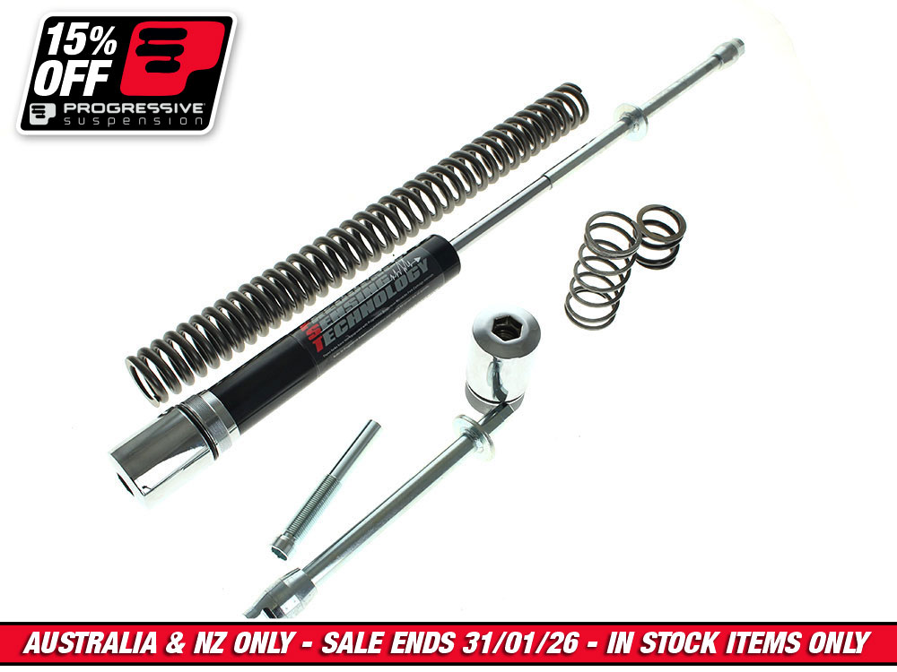 Monotube Fork Cartridge Kit +2in. Oversize. Fits Touring 2017up.