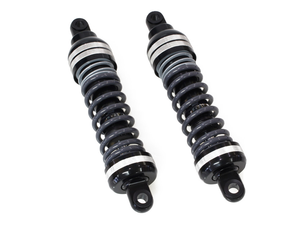 944 Ultra Low Series, 12.5in. Standard Spring Rate Rear Shock Absorbers – Black.  Fits Touring 1980up.