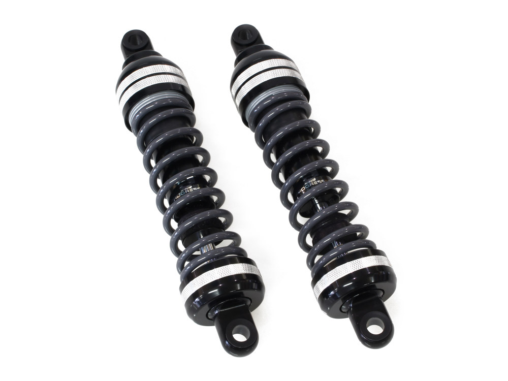 944 Series, 13in. Standard Spring Rate Rear Shock Absorbers – Black. Fits Touring 1980up.