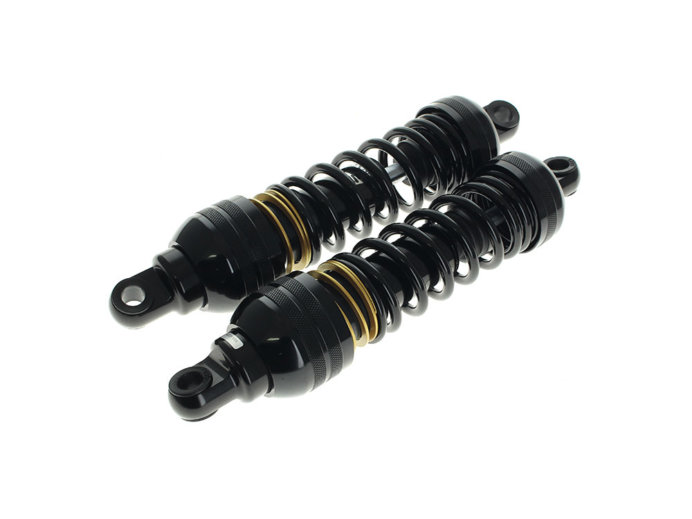 944 Ultra Low Series, 12.5in. Standard Spring Rate Rear Shock Absorbers - Black. Fits Touring 1980up. - Progressive Suspension