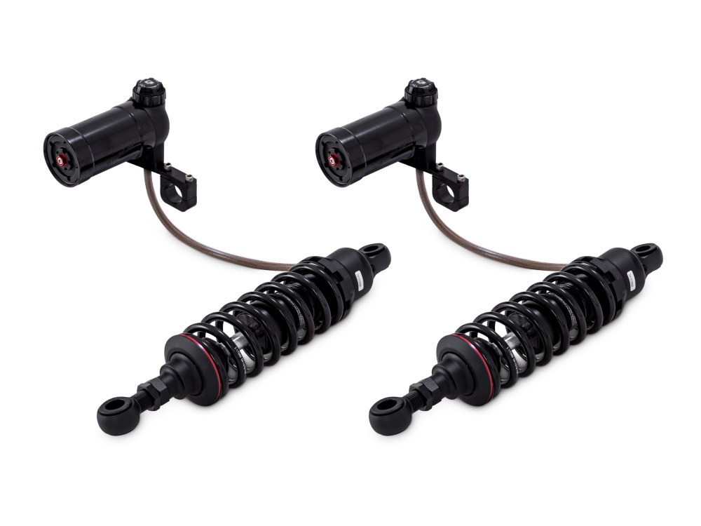 990 Sport Series, 13in. Heavy Duty Spring Rate Rear Shock Absorbers – Black. Fits Touring 1980up.