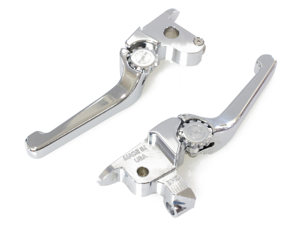 Adjustable Anthem Levers - Chrome. Fits Touring 2014-2016 With Hydraulic Clutch & V-Rod 2006-2017
