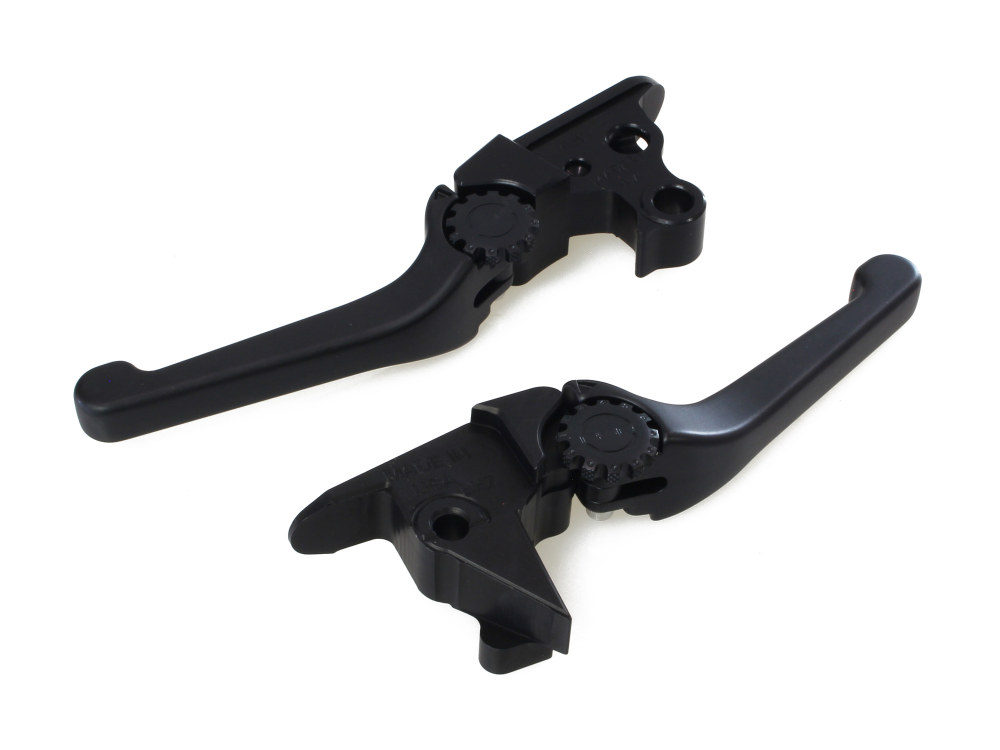 Adjustable Anthem Levers - Black. Fits Softail 2015-2024