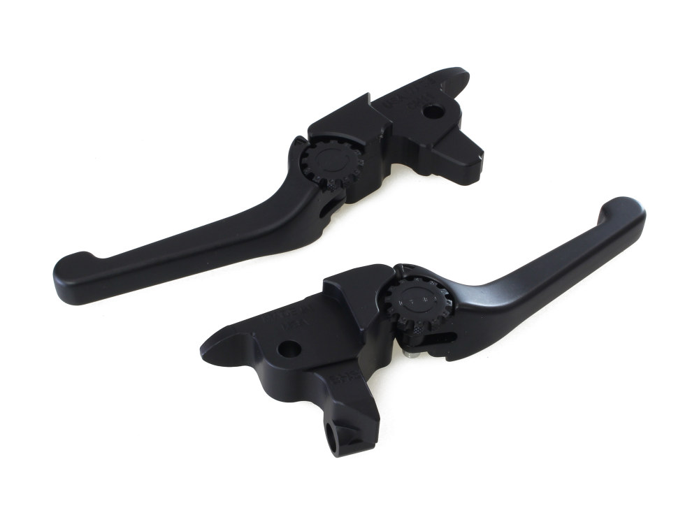 Adjustable Anthem Levers - Black. Fits Touring 2017-2020 With Hydraulic Clutch