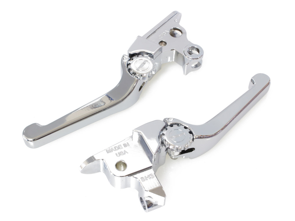 Adjustable Anthem Levers – Chrome. Fits Touring 2021up.