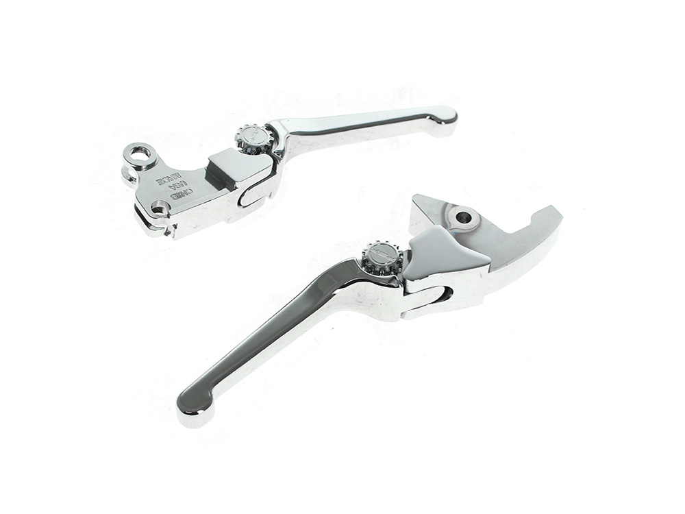 PSR Levers Adjustable Anthem Levers - Chrome. Fits Softail 2025up