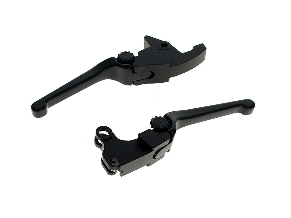 PSR Levers Adjustable Anthem Levers - Black. Fits Softail 2025up