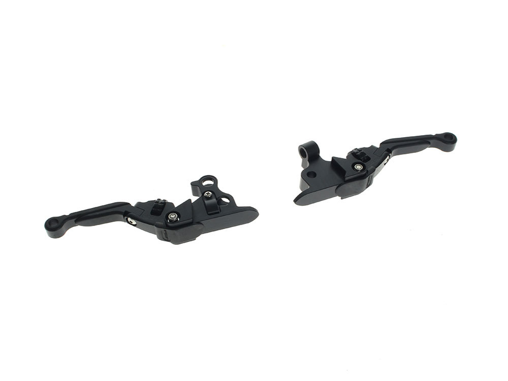 Adjustable Anthem Pro Levers - Black. Fits Touring Most 2021-2024 with Cable Clutch