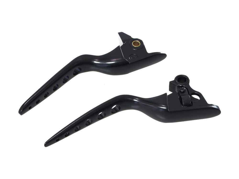 Racing Levers - Black. Fits Softail 2018-2024