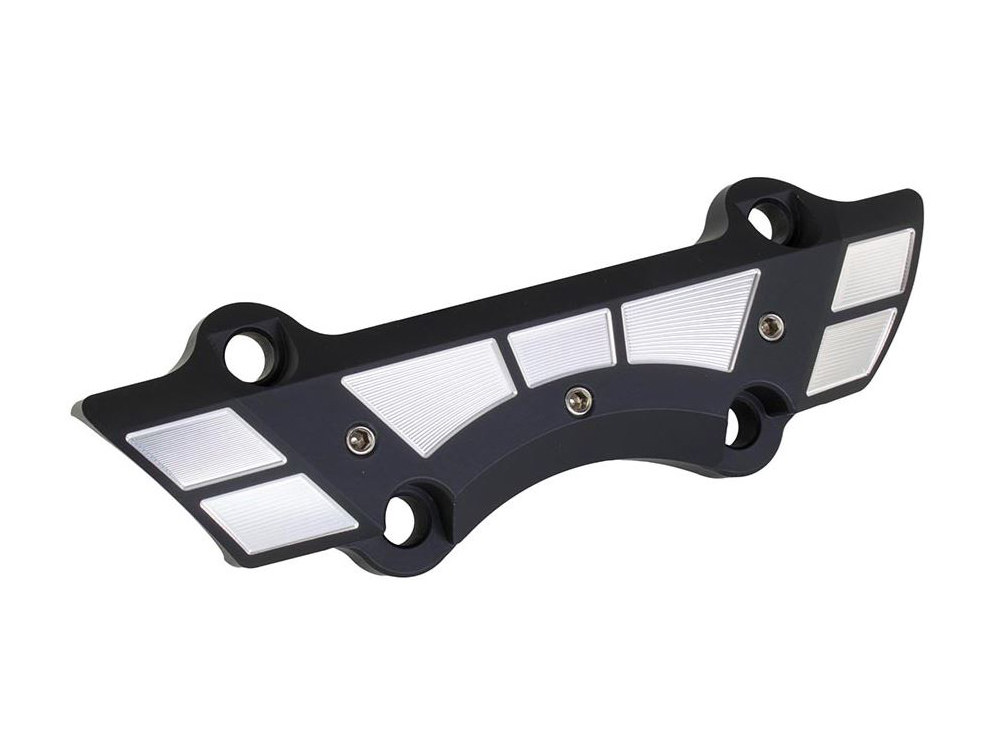 Weld Wing No-Slip Super Handlebar Top Clamp - Black. Fits 1.25in. Bar Thats Steps To 1in. Clamping.