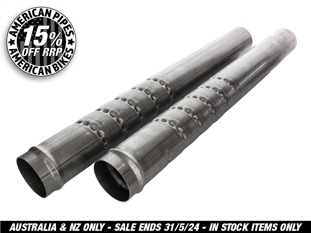 2.5in. High Performance DBX Baffles. Fits Rinehart 4in. or 4.5in. Touring Mufflers.