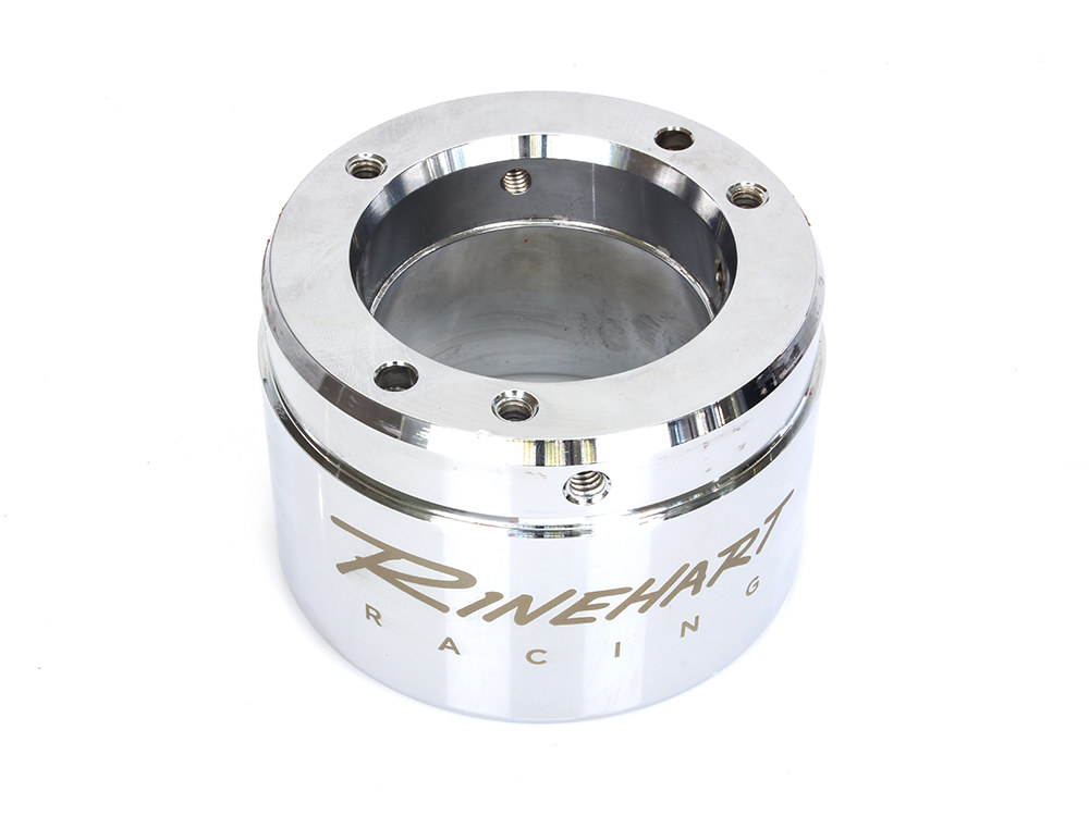 Traditional Rinehart End Cap - Chrome. Fits 4in. Mufflers & Twin Cam 2-into-1 Systems