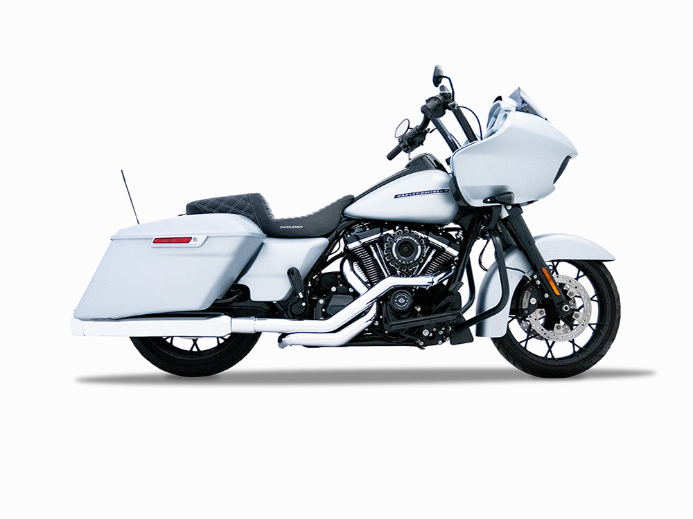 TRUE Dual Headers - Chrome. Fits Touring 2017up