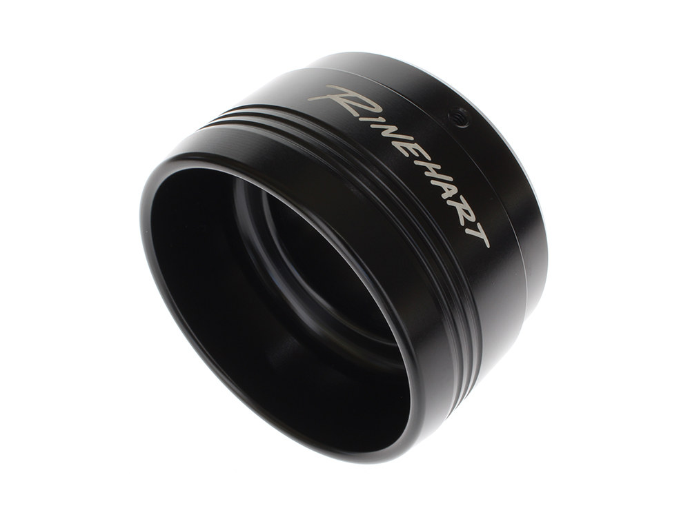 Traditional Rinehart End Cap - Black. Fits 4.5in. Mufflers.