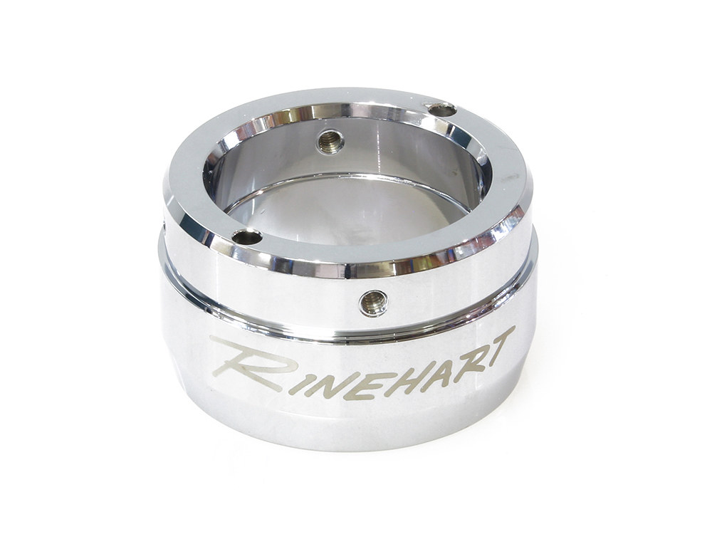 Rinehart End Cap - Chrome. Fits 3.5in. Mufflers.