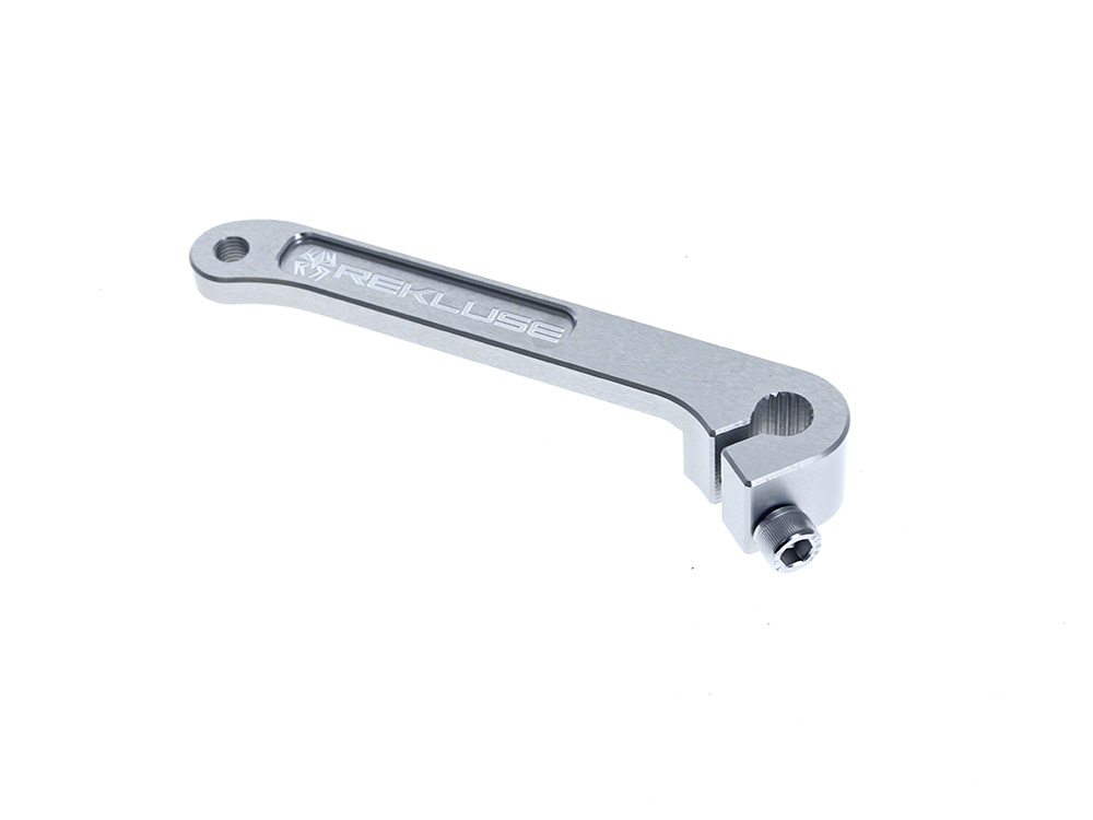 Rekluse Clutch Revolution SureShift Full Shift Lever - Silver. Fits Milwaukee-Eight 2017up