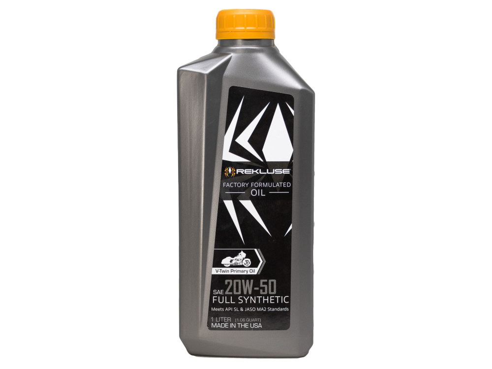 Synthetic Primary Chaincase Oil. 20w50 1 Liter V-Twin Factory Formulated