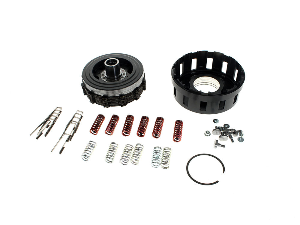 Complete Apex Billet Clutch with Basket. Fits Dyna 2006-2010, Softail 2007-2010 & Touring 2007-2010