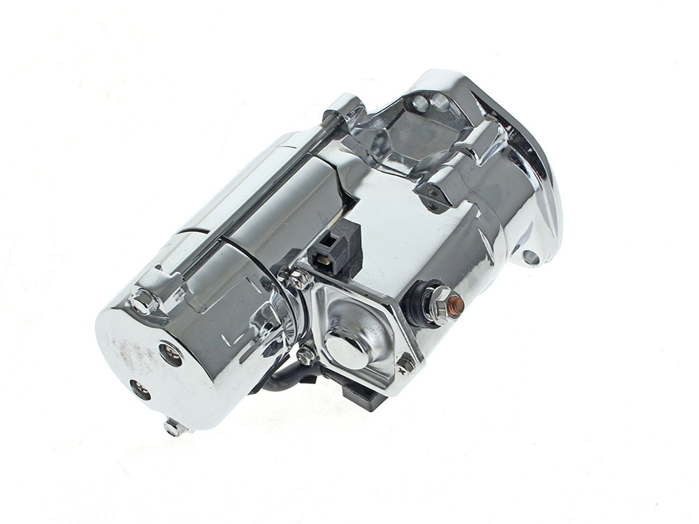 1.8kw Starter Motor - Chrome. Fits Big Twin 1989-1993