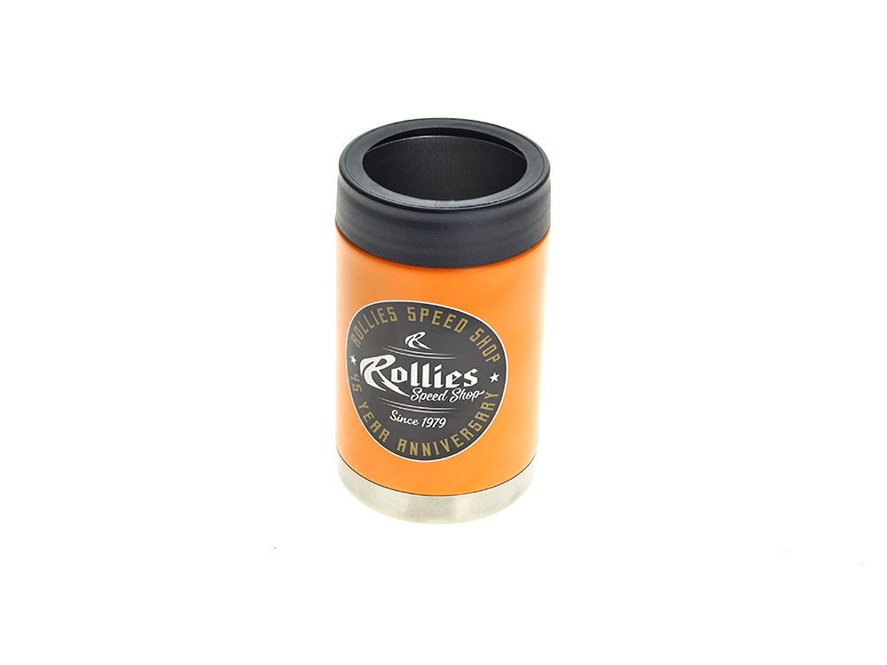 Rollies 45th Anniversary Round Logo Stainless Steel Insulated Beer Cooler - Orange