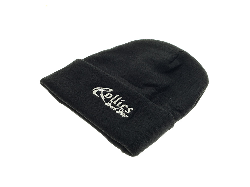 Rollies Speed Shop Rollies Beanie with Traditional Logo - Black