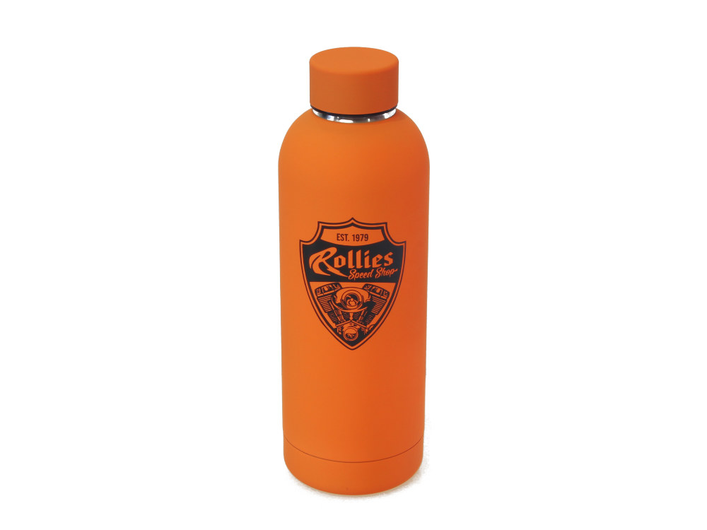 Orange Rollies Stainless Steel Double Wall Water Bottle – 500ml
