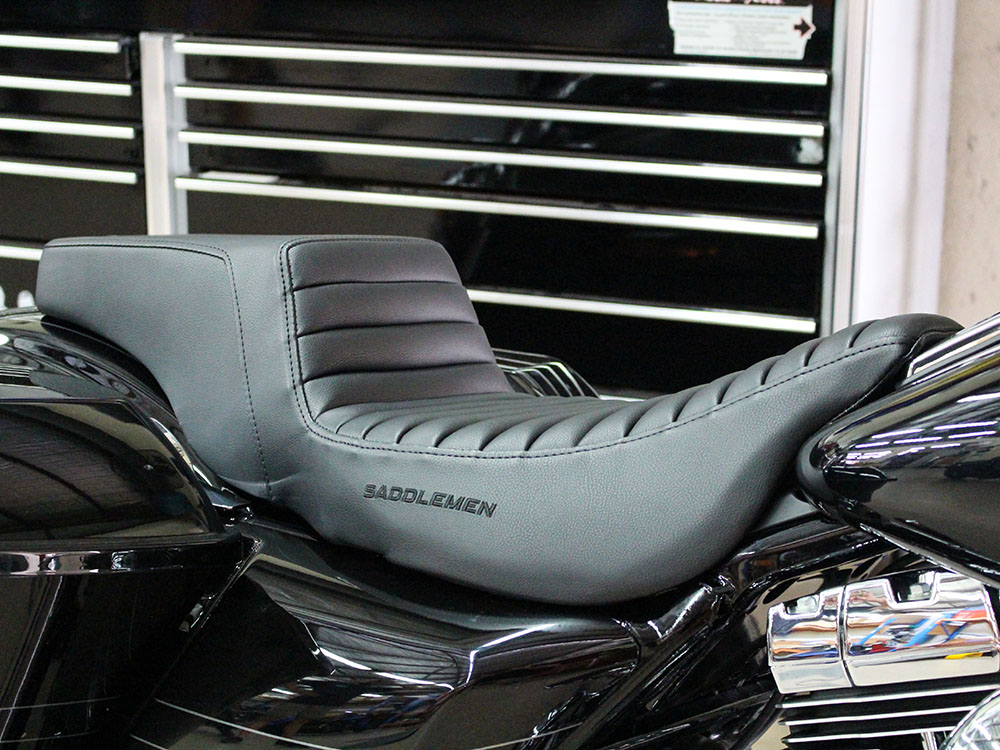 Step-Up Tuck & Roll Dual Seat. Fits Most Touring 2008-2024