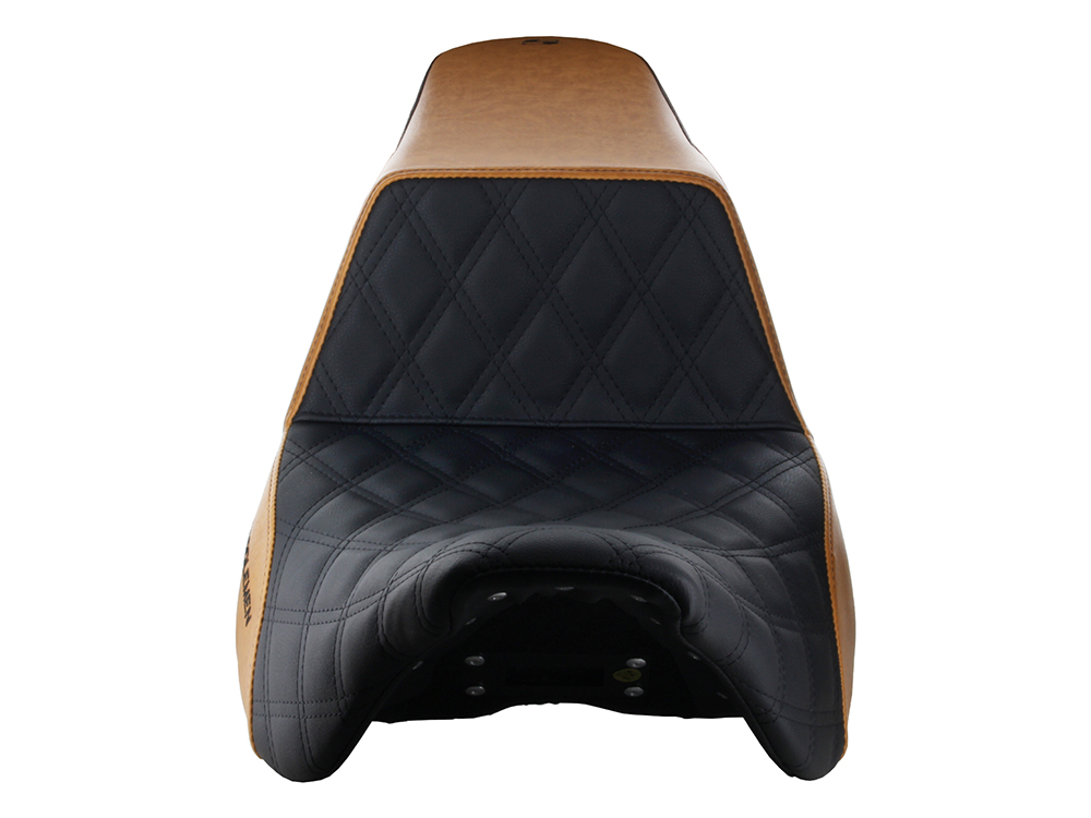 thumbnail image 2 of Saddlemen Rear LS Step-Up Seat For 2008-2023 Harley Touring - Black - Get Lowered Cycles 2 of 12