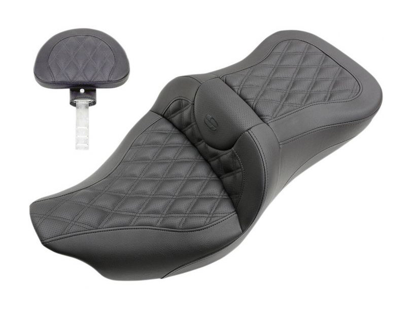 Roadsofa LS Dual Seat With Backrest. Fits Touring 2008-2023