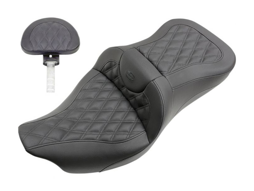 Roadsofa LS Dual Seat With Backrest. Fits Most Touring 2008-2024