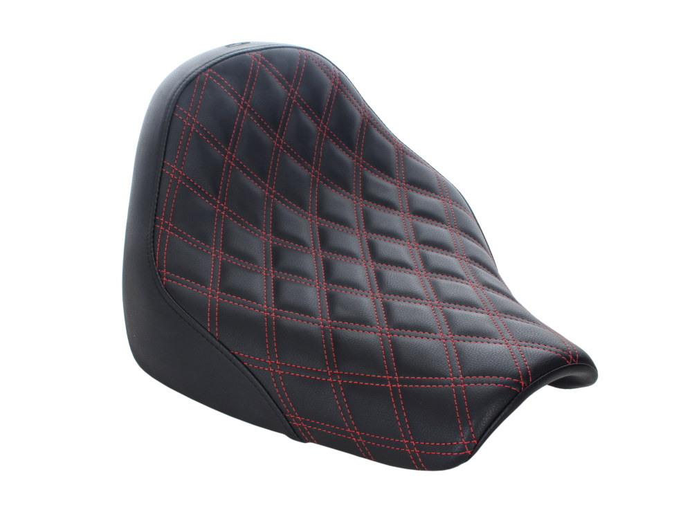 Renegade LS Solo Seat with Red Double Diamond Lattice Stitch. Fits Breakout 2018-2022