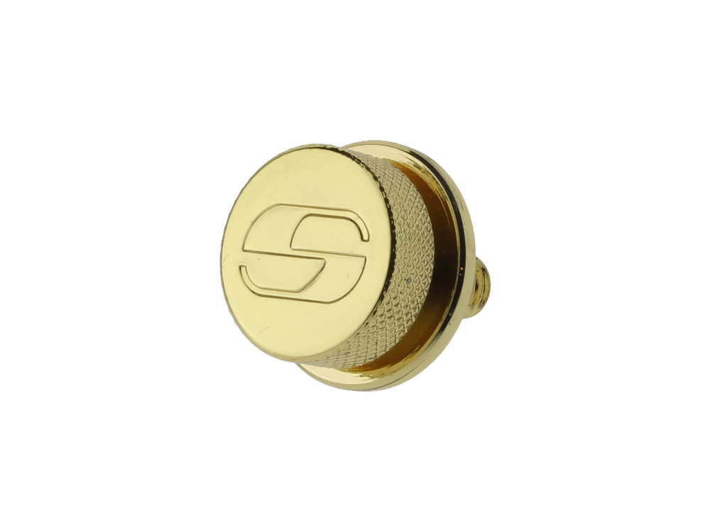 Seat Mounting Knob – Gold. Fits H-D 1996up.