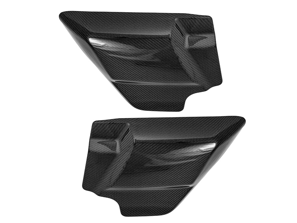SADDLEMEN SEATS Carbon Side Covers - Gloss Finish. Fits Most Touring 2009-2024