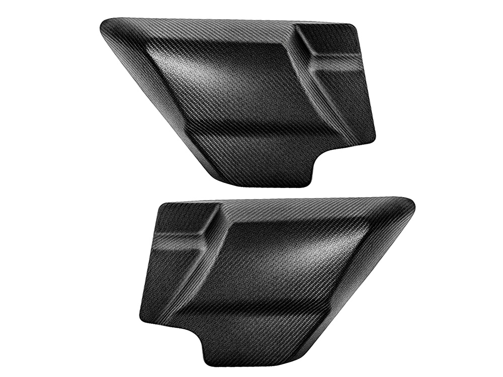 SADDLEMEN SEATS Carbon Side Covers - Matte Finish. Fits Most Touring 2009-2024
